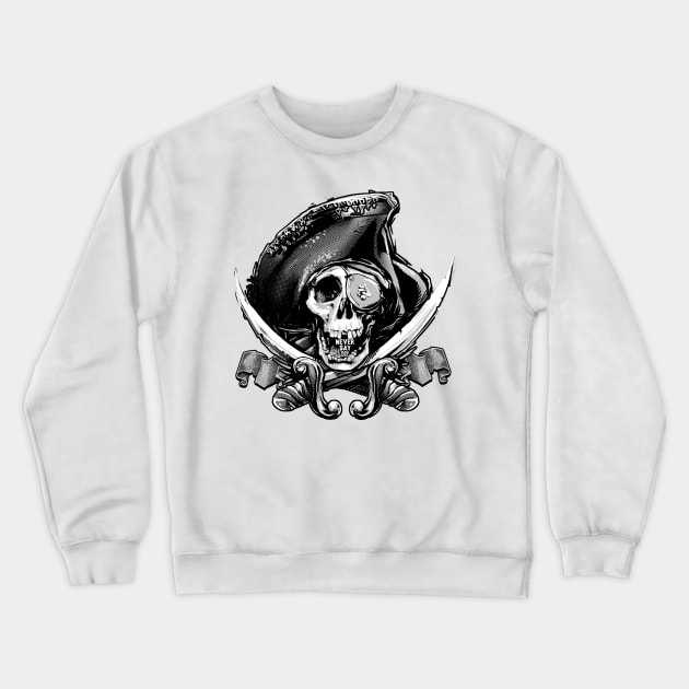 Never-Say-Die Crewneck Sweatshirt by Mr Eggs Favorites